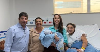 Prefeita Mariana Canella visita o milésimo bebê nascido&nbsp;na Maternidade Municipal de Belford Roxo
