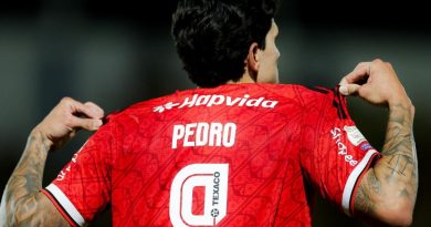 Pedro festeja objetivo cumprido pelo Fla: ‘Chegar perto do Palmeiras’