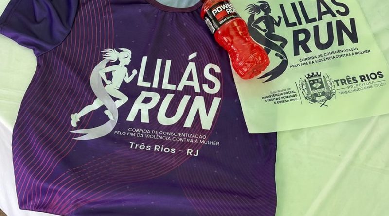 Lilás Run terá programação esportiva e de conscientização neste domingo em Três Rios