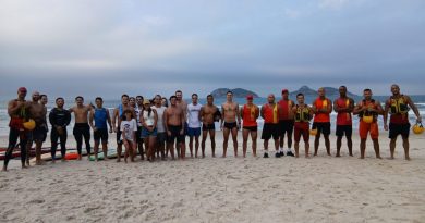 Corpo de Bombeiros resgata 20 pessoas à deriva no mar da Barra
