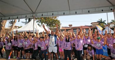 Corrida Búzios por Elas reúne mais de 600 participantes em ação do Agosto Lilás
