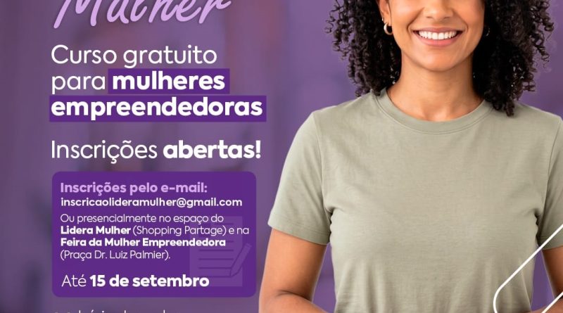 São Gonçalo abre inscrições para 19ª turma do Lidera Mulher