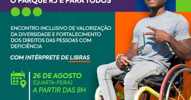São Gonçalo vai promover evento inclusivo na próxima quarta-feira no Parque RJ Nosso Sonho