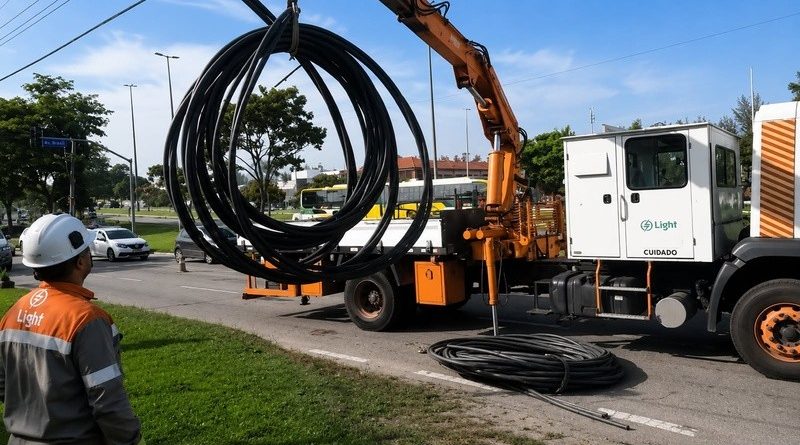 Furto de cabos de religadores afeta milhares de clientes da Light e desafia operação da rede elétrica