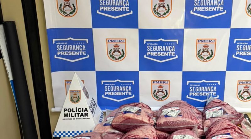 Adolescente é apreendida com 22 peças de picanha em Nova Iguaçu
