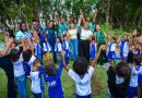 Prefeita de Belford Roxo Mariana Canella e Secretária de Meio Ambiente lançam Projeto Bosque Escola com plantio de mudas com alunos