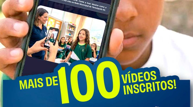 Teresópolis: Concurso de Vídeos para alunos da Rede Municipal recebe mais de 100 inscrições