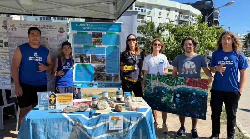 Cabo Frio amplia ações de cultura oceânica com duas escolas municipais no Programa Escola Azul