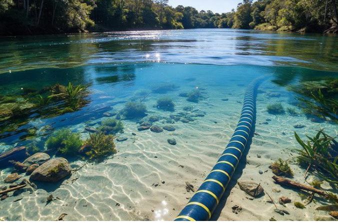 Saiba como funciona a instalação de fibra óptica em rios amazônicos