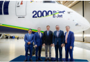 Embraer celebra a entrega do jato comercial E-Jet número 2.000