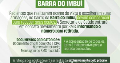Prefeitura de Teresópolis entrega óculos a pacientes da Barra do Imbuí neste sábado, no Ginásio Pedrão