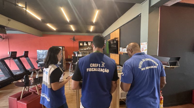 Três academias são interditadas após fiscalização encontrar irregularidades