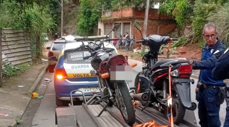 Operação conjunta recolhe motos barulhentas e flagra condutores sem CNH em Volta Redonda