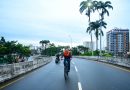 Prefeito de Campos acompanha primeiro dia de operação para travessia de ciclistas e pedestres na Ponte Leonel Brizola