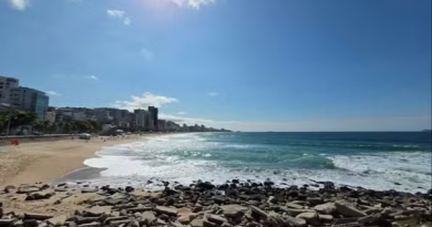 Sol volta a aparecer no Rio após uma semana de tempo fechado; produtor registra amanhecer em Santuário da Penha