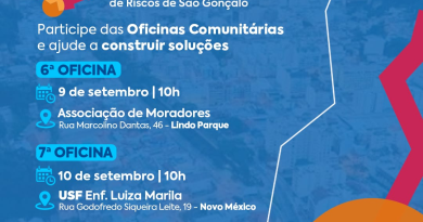 São Gonçalo realiza últimas oficinas para elaboração do Plano Municipal de Redução de Riscos