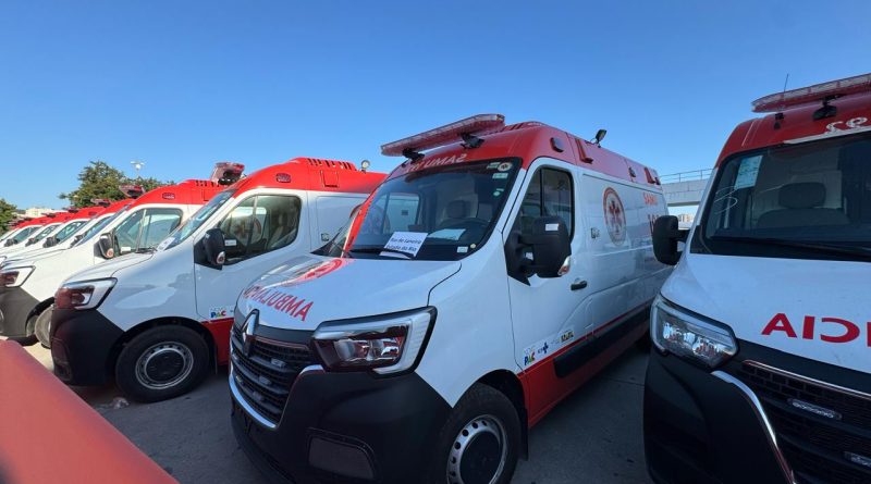 Nova Iguaçu recebe três novas ambulâncias e atualiza frota do SAMU