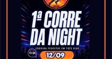 Prefeitura de Três Rios e Governo do Estado promovem 1ª Corre da Night com percurso de 5 km