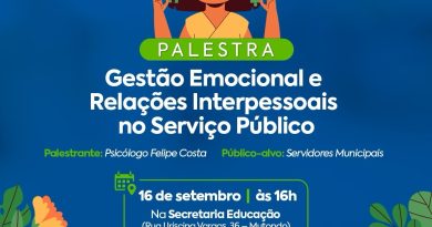 Funasg realiza palestra com foco na gestão emocional para servidores municipais