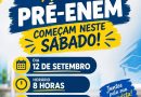 Aulas do Pré-ENEM começam neste sábado em Búzios