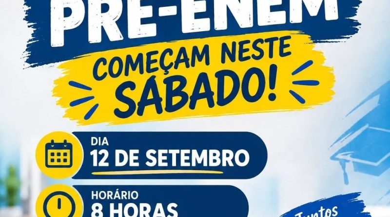 Aulas do Pré-ENEM começam neste sábado em Búzios