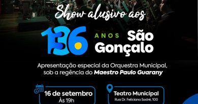 Teatro Municipal de São Gonçalo recebe show especial da Orquestra Municipal&nbsp;na próxima quarta-feira
