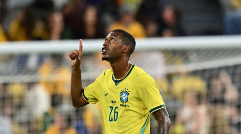 Rayan revela jogada ensaiada em gol do Brasil: ‘Só agradecer’