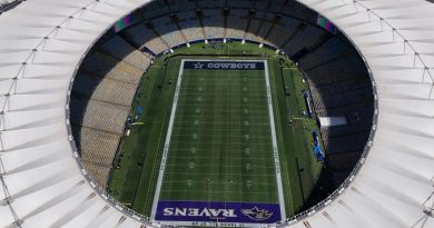 Torcedores de Cowboys e Ravens vivem sonho com a NFL no Maracanã
