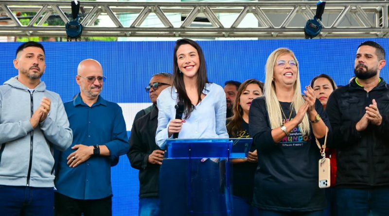 Prefeita de Belford Roxo Mariana Canella entrega Academia Municipal e Praça Mauá no Parque São José e Praça do Vilar Novo