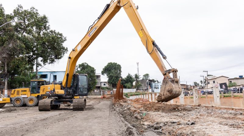 Obras do canal Maxambomba continuam avançando