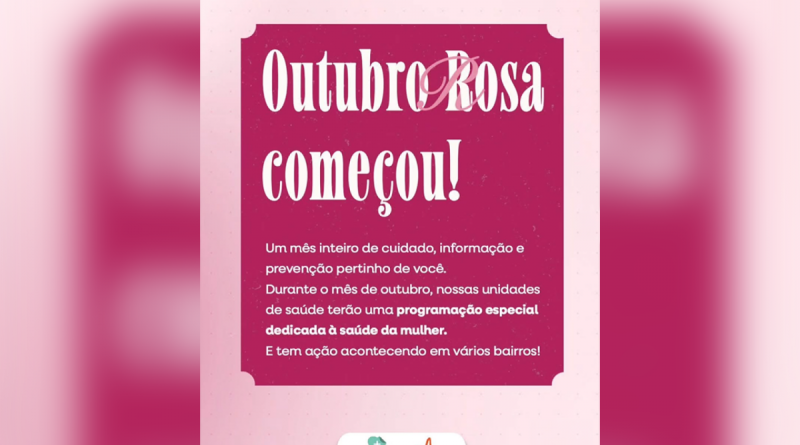 Guapimirim promove programação especial de ações para o Outubro Rosa
