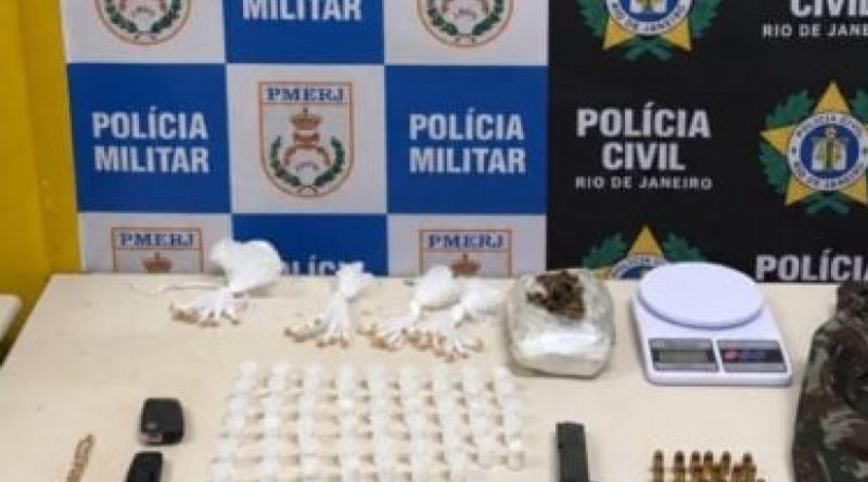 Em Barra Mansa, drone flagra venda de drogas e leva à prisão de dois
