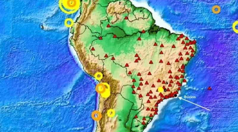Tremor de magnitude 1,7 é confirmado em Búzios após relatos