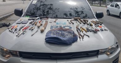 Operação apreende 17 facas no Grande Méier