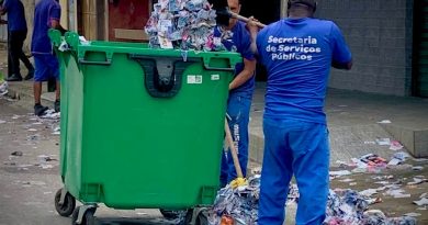 Prefeitura de Belford Roxo realiza mutirão de limpeza nas vias públicas após eleições