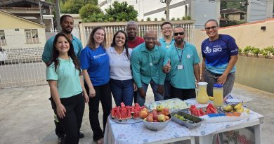 Voluntários da Águas do Rio levam carinho e alegria a idosos em Cantagalo