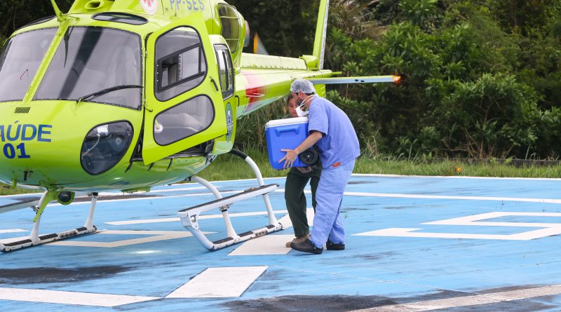 Superintendência de Operações Aéreas da Secretaria de Saúde realiza transporte de coração para transplante