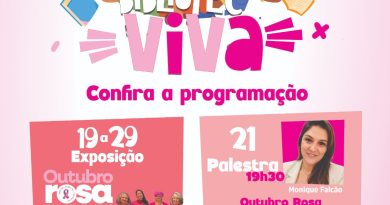 Biblioteca Viva adere à campanha Outubro Rosa em Rio das Ostras