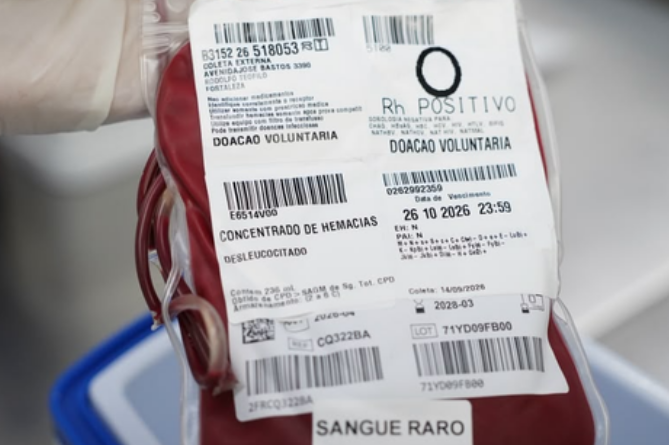Em parceria do SUS e aéreas, sangue raro cruza o País para atender paciente em estado grave