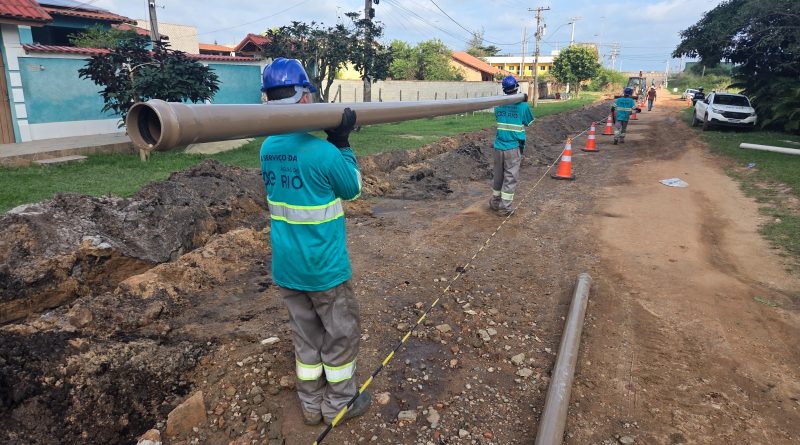 Águas do Rio amplia o sistema de abastecimento de água em Saquarema