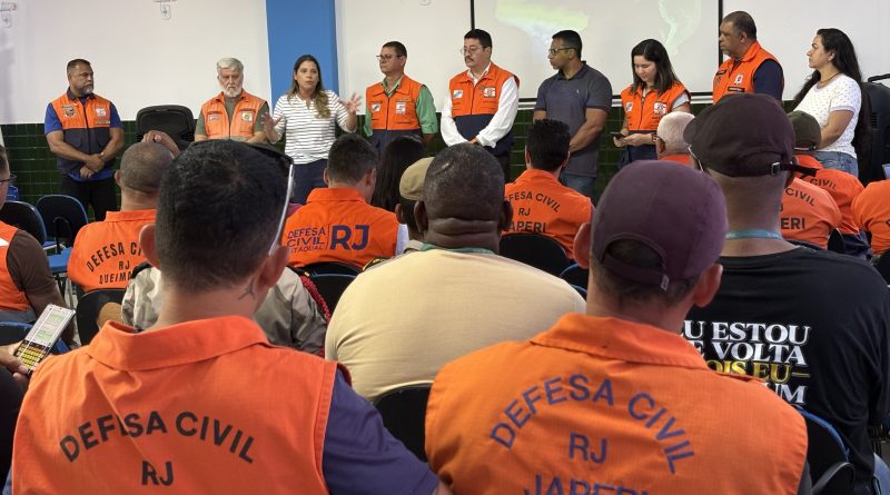 Japeri reúne equipes em capacitação para fortalecer prevenção diante de possíveis impactos do Super El Niño