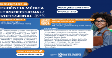 Governo do Estado abre inscrições para 177 vagas de residência médica e multiprofissional nesta terça-feira (3/11)