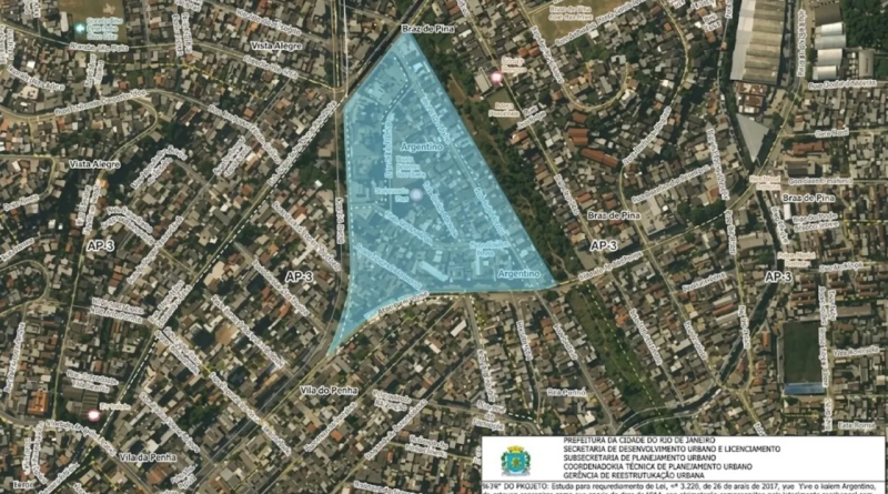 Novo bairro do Rio, Argentino tem limites definidos pela prefeitura