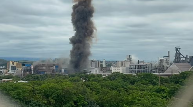 Explosão na CSN assusta moradores em Volta Redonda