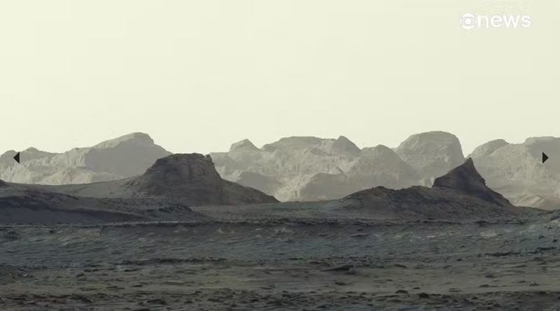 Nasa divulga imagem inédita de Marte com paredões esculpidos pelo vento