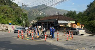 Prefeitura de Petrópolis inicia sinalização da Rotatória do Carangola