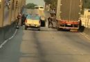 PM resgata motorista mantido refém durante roubo de carga