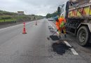 RioSP realiza serviços de recuperação de pavimento em trechos da Via Dutra