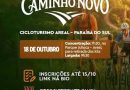 Primeiro trecho do circuito de cicloturismo Trilhas do Caminho Novo será inaugurado domingo (18) em Areal