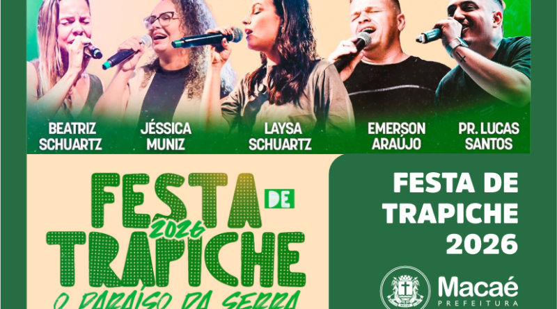 Macaé: Festa de Trapiche terá três dias com atrações musicais e esportivas